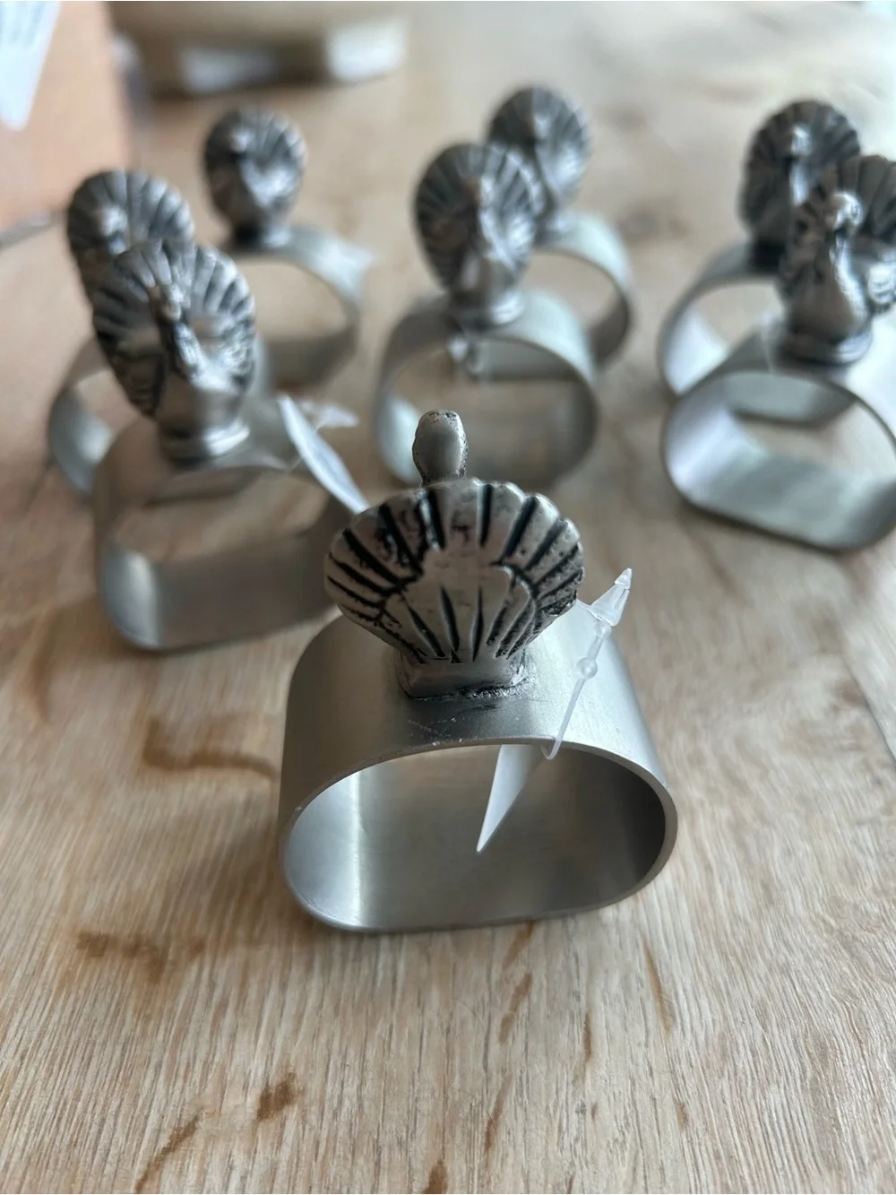 Crate & Barrel Turkey Napkin rings